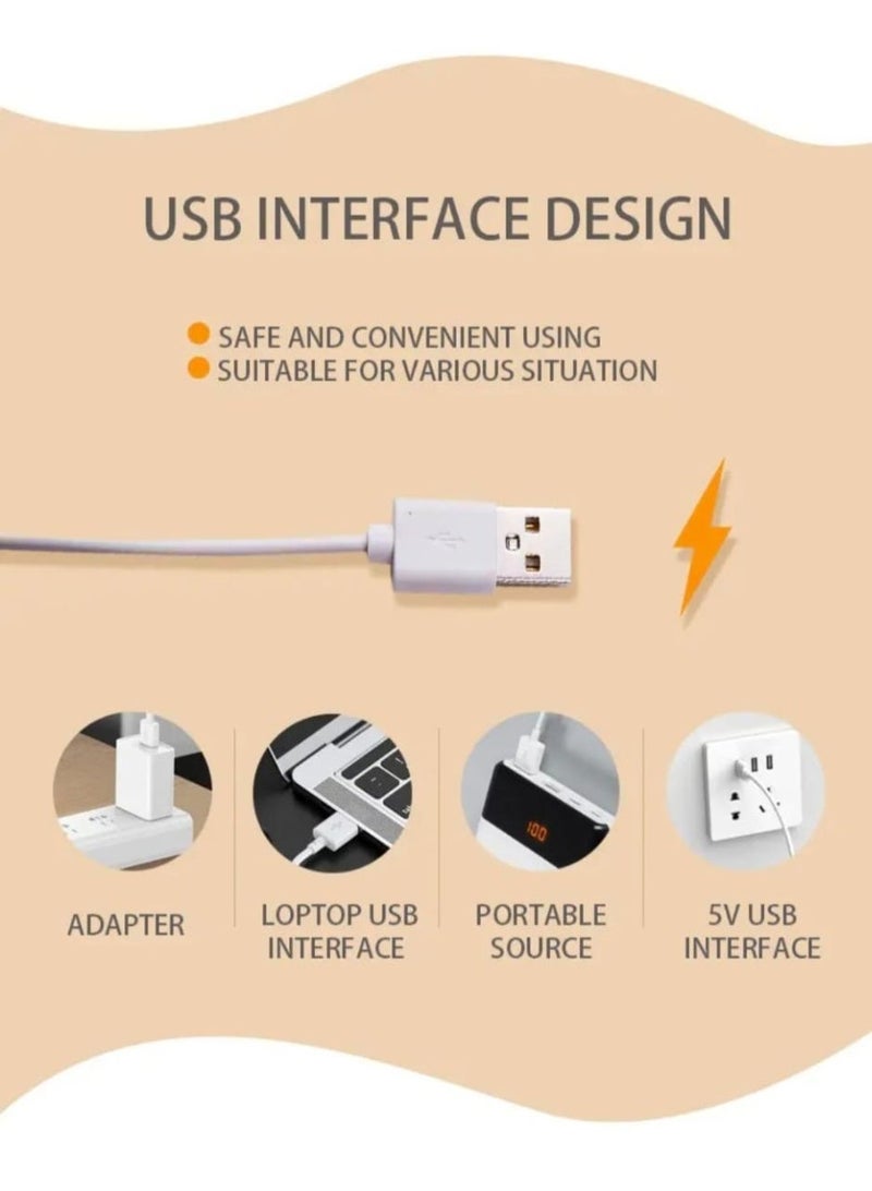 3D Ramadan Decor LED Acrylic Night Light – Islamic Calligraphy Board with Soft Warm Glow, USB Powered Night Lamp for Ramadan, Prayer Room & Muslim Home Decor - Image 5